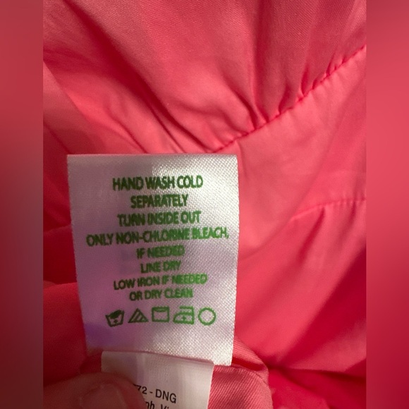 Lilly Pulitzer Lucilyn One-Shoulder Confetti Pink Dress NWT - Picture 8 of 8